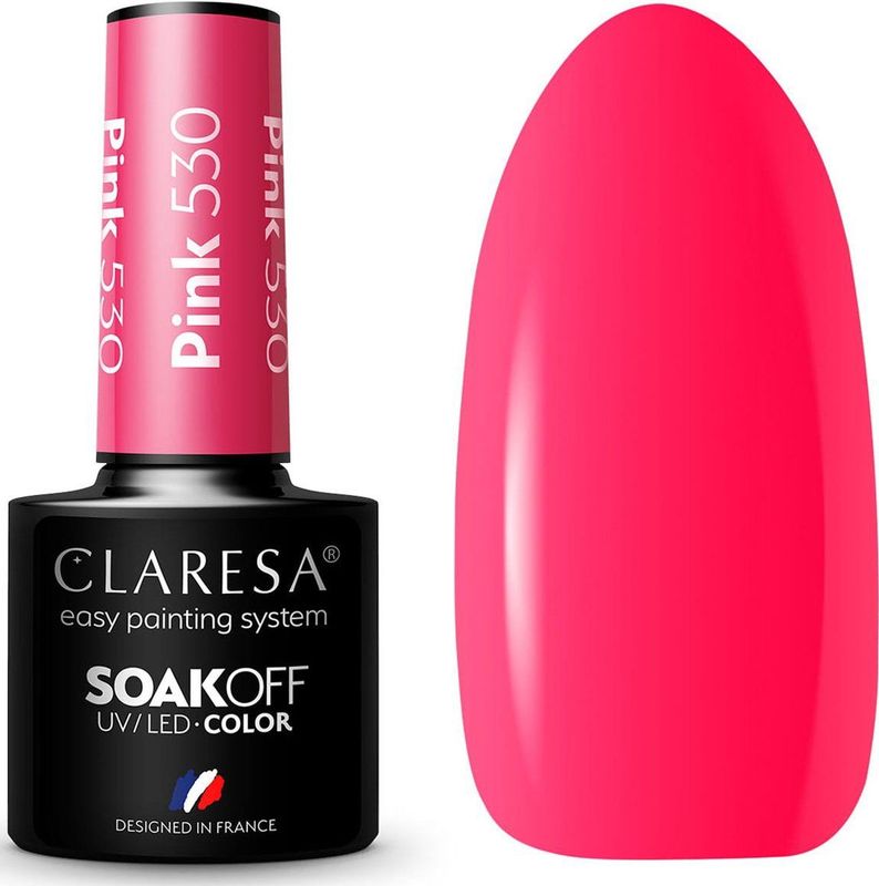 Claresa - UV LED Nagellak - Roze - 5 ml