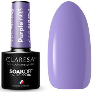 Claresa - Funfair Purple 603 - UV/LED Gellak - 5ml - Licht Paarse Kleur