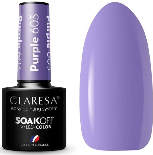 Claresa - Funfair Purple 603 - UV/LED Gellak - 5ml - Licht Paarse Kleur