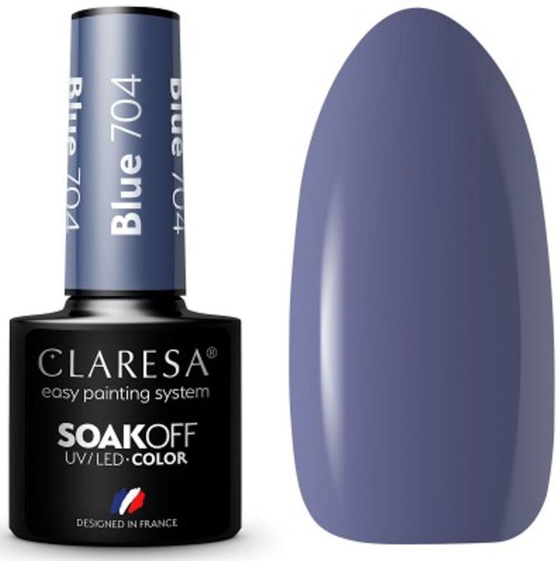 Claresa uv/led gellak 5ml blue 704 quiet forest