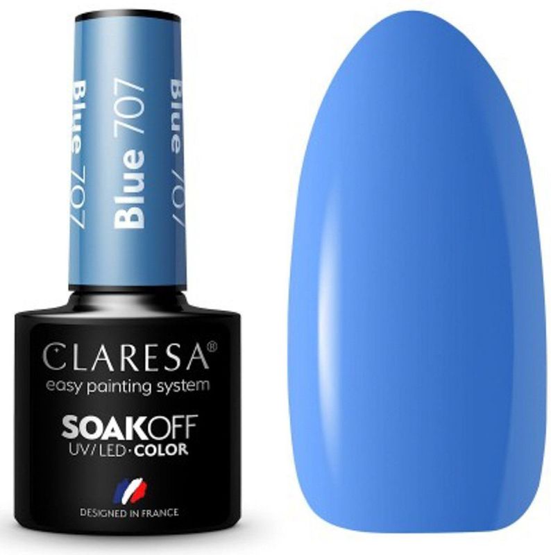 Claresa uv/led gellak 5ml blue 707 take me to the river