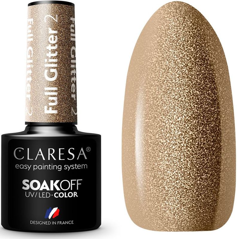 Claresa lak hybride FULL GLITTER 2 -5g