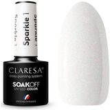 Claresa - Sparkle 1 - Gellak - Transparant - 5ml