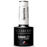 Claresa - Sparkle 1 - Gellak - Transparant - 5ml