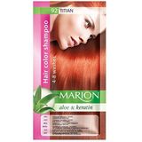 Marion shampoo in zakje, semi-duurzame kleur, houdbaarheid 4 tot 8 wasbeurten, met aloë en keratine