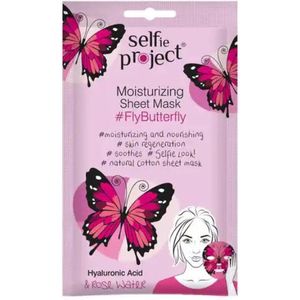 Selfie Project Gezichtsmaskers Doek maskers #FlyButterflyHydraterend sheet mask