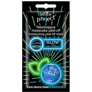 Selfie Project Fluo PeelOff #GlowInBlue vochtmasker 10 ml