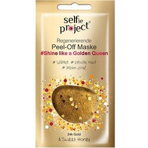 Selfie Project Gezichtsmaskers Peel-Off Maskers #Shine Like A Golden QueenRegenererend peel-off-masker