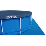 Intex opzetzwembad - 457x122 cm - blauw- accessoires oa. filterpomp & bal