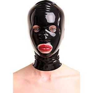 Anita Berg masker van 100% latex, maat: L kleur: zwart, 74 g AB4029Z.03.01