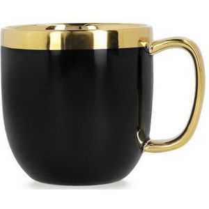 Homla - SINNES - Kopje - Zwart - Porselein - 280 ml