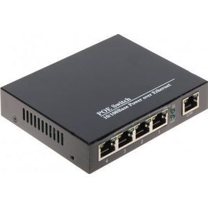 Delta SPS-4P/1 POE-SCHAKELAAR MET 5 AANSLUITINGEN (5 ports), Netwerkschakelaar