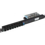 Delta PATCH 8 PORT PANEL servervoeding met 48 V DC 3,3 A voeding ZR48-158, Server accessoires