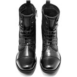 Kazar - Biker Boots - Zwart - Hoogwaardig Graanleer - Maat 45 EU