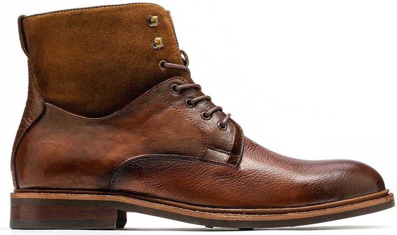 Kazar - Bruine Laarzen - Heren - Leer