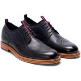 Kazar - Heren Derby Schoenen - Blauw - Leer