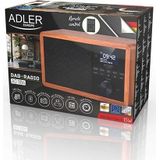 Adler AD 1184 Retro DAB - RDS en FM Radio Afstandsbediening Bluetooth LCD Display