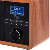 Adler AD 1184 Retro DAB - RDS en FM Radio Afstandsbediening Bluetooth LCD Display