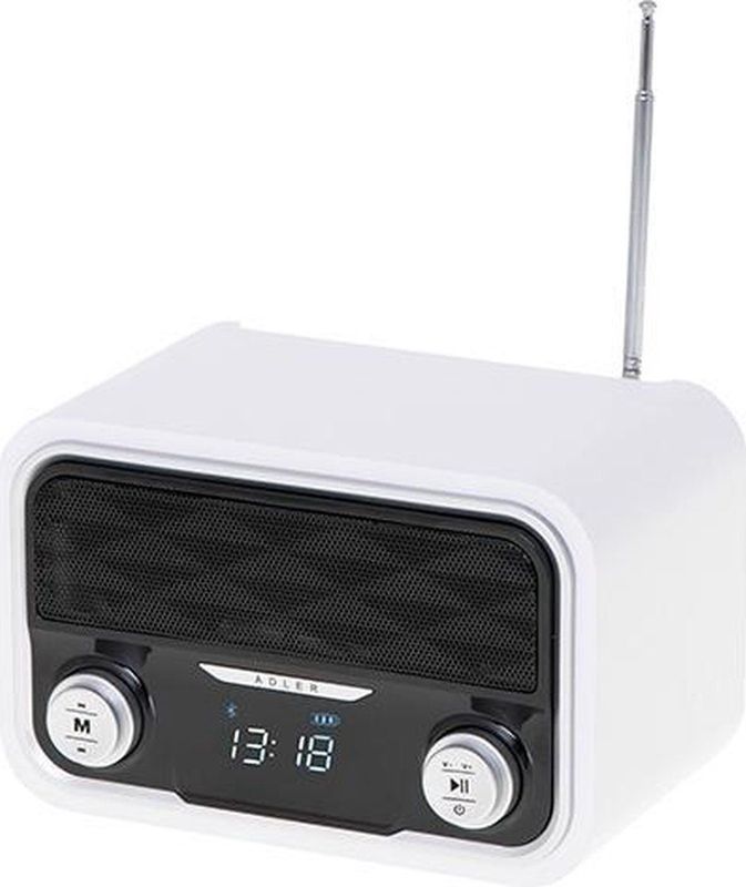 Adler - AD 1185 - Bluetooth Radio - Zwart - Inclusief SD-kaart en USB
