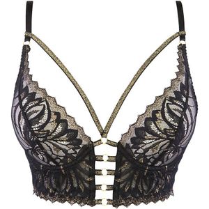 Luxe Bustier Camila Zwart/goud