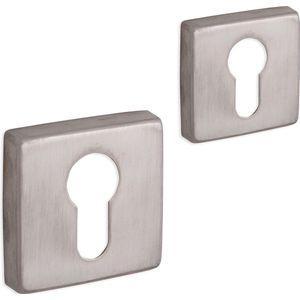 Eliot® rozet set profielcilinder - mat nikkel - incl. bevestigingsmateriaal