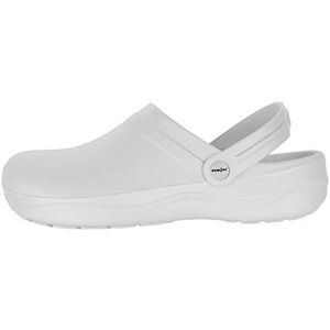 REIS BCLAB LAB Unisex EVA Verstoppen met Dubbele Functie Hielband - Ideaal voor Laboratoria en Apotheken, Kleur: Wit, Maat: 40