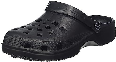 Reis BCDOTS_B38 Klompen, Tuinschoenen, Slippers, Sandalen, Keukenschoenen | Unisex - Mannen en Vrouwen | Zwart | Maat 38