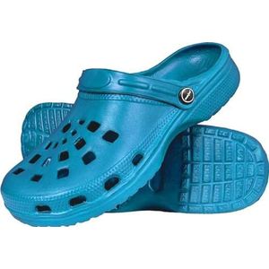 Reis BCDOTS_JN38 Klompen, Tuinschoenen, Slippers, Sandalen, Keukenschoenen | Unisex - Mannen en Vrouwen | Lichtblauw | Maat 38