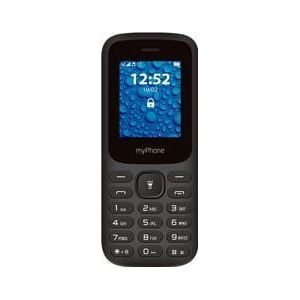 myPhone 2220 Telefoon met brede toetsen, kleurenscherm, 1,77 inch batterij 600 mAh zaklamp, MP3-radio, dual sim, bluetooth, mobiele telefoon voor ouderen, verlichte toetsen, zwart, telefoon