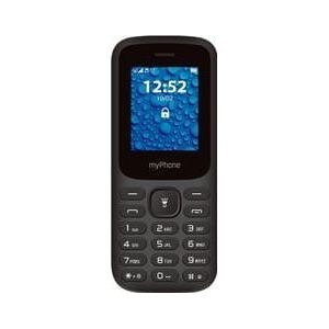 myPhone 2220 telefoon met grote toetsen, kleurendisplay, 1,77 inch batterij, 600 mAh, zaklamp, MP3-radio, dual sim, bluetooth, mobiele telefoon voor senioren, verlichte toetsen, zwart, telefoon