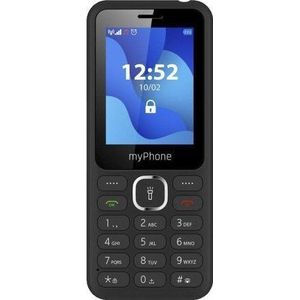 Myphone 6320 Telefoon met grote toetsen, batterij 1000 mAh, Bluetooth, camera, MP3, zaklamp, zwart