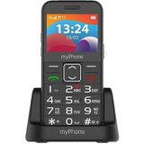 myPhone Halo 3 LTE robuuste mobiele telefoon voor senioren met laadstation grote 1400 mAh batterij SOS-knop en zaklamp