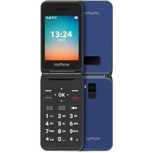MyPhone Flip LTE mobiele telefoon voor senioren, SOS-knop, 4G Volte, grote accu, 1000 mAh, tot 6 dagen zonder opladen, met één fakkel, dual sim