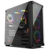 Krux - Leda - PC-behuizing - Zwart - Materiaal: Staal