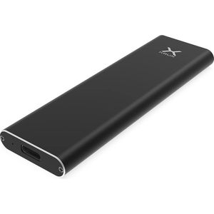 Krux - NVMe Aluminium Koffer - Harddisk Behuizing - Zwart - USB-C