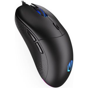 Endorfy - GEM Plus - Gamingmuis - Zwart - Lichtgewicht 67 g