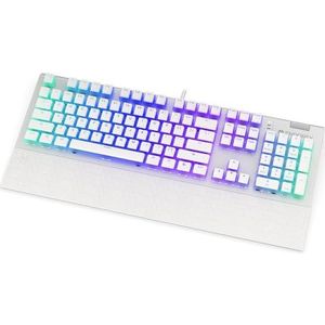 Endorfy - Omnis Kailh RGB Gaming Toetsenbord - Onyx White - RGB-verlichting