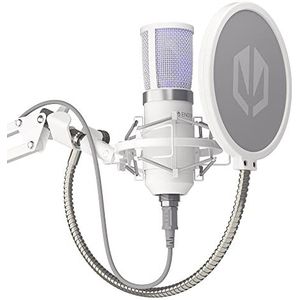 ENDORFY Solum Streaming Onyx White, high quality recorded sound, adjustable arm, pop filter included | EY1B005