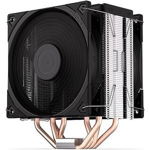 Endorfy Fera 5 Dual Fan - Koeler voor processor 250 - 1800 omw/min. - voor Intel LGA 1700, 1200, 115x, 2066, 2011-3, 1366, 775 - AMD AM5, AM4, AM3+, AM2+, FM2+, FM1, sTRX4 - 4-pin PMW - aluminium - zwart