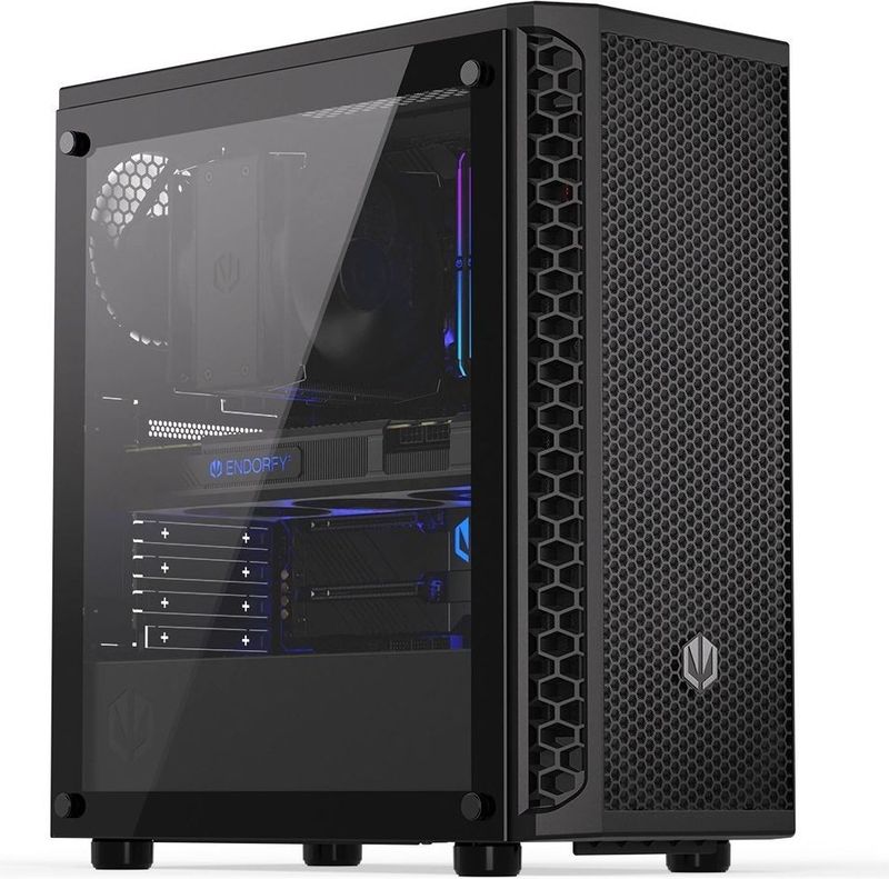 Endorfy - Signum 300 Core - PC-behuizing - Zwart - Gehard Glas