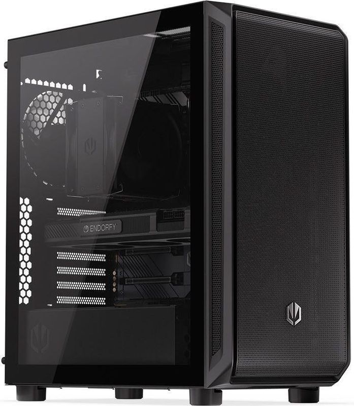 Endorfy - Arx 500 Air - PC-behuizing - Zwart - Staal - Ademend Ontwerp
