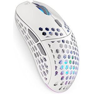 Endorfy LIX Plus (Draadloze, Bedraad), Muis, Wit