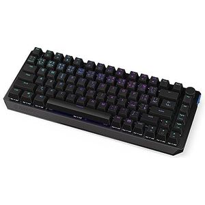 ENDORFY Thock Kailh Box Black lineaire schakelaars, 75% draadloos, zwart, 2,4 GHz en Bluetooth, 75% grootte, mechanisch toetsenbord, Czech-lay-out, EY5C008