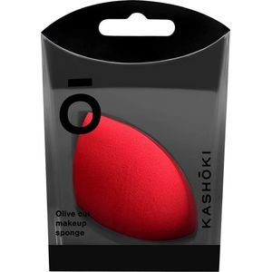 KASHOKI - Sponge Olive Cut Red - Make-up Spons - Rood - Zacht