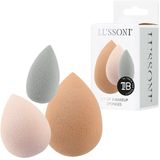 Lussoni - Raindrop Sponges - Make-up Spons - Latexvrij - Set van 3