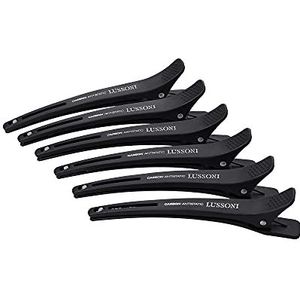 Carbon Hair Clips - 6st.