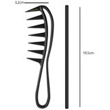 KASHŌKI - Wide Tooth Detangling Handle Comb - Haarborstel