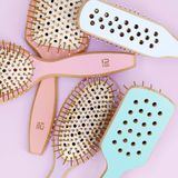 BamboooM - Paddleborstel - Oranje - Bamboe - Antistatisch