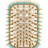 ilū - Bamboom! Haarborstel - Turquoise - Bamboe - Mini