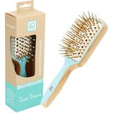 ilū - Bamboom! Haarborstel - Turquoise - Bamboe - Mini